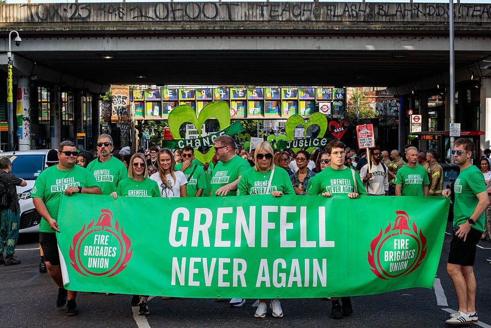 \u200bGrenfell protest