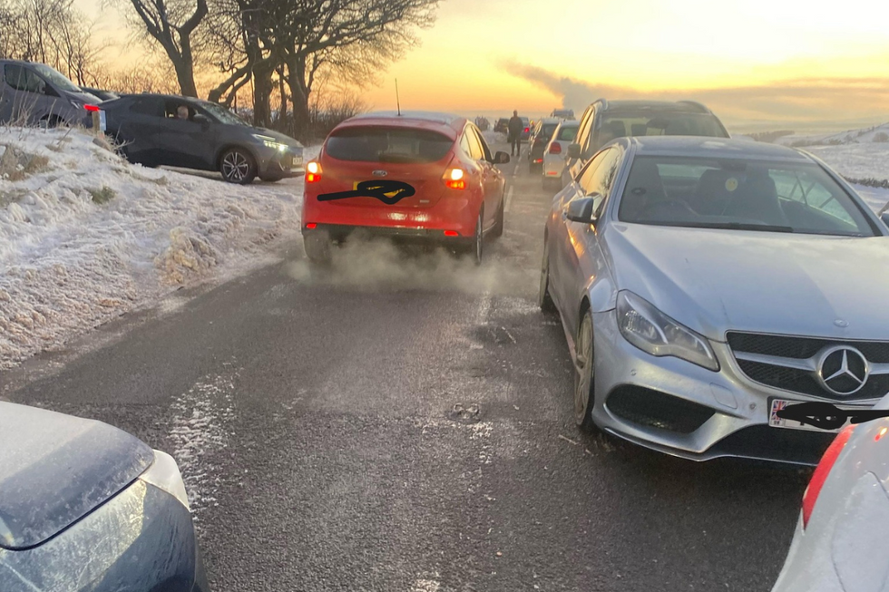 \u200bGritters were blocked from key roads in the Peak District