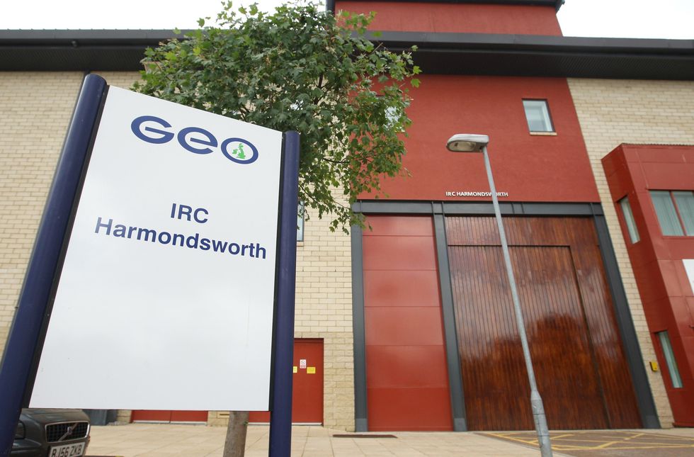 \u200bHarmondsworth Immigration Removal Centre, in West Drayton.