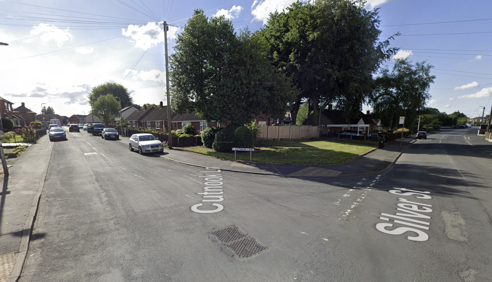 \u200bhe junction of Cutnook Lane and Silver Street in Irlam