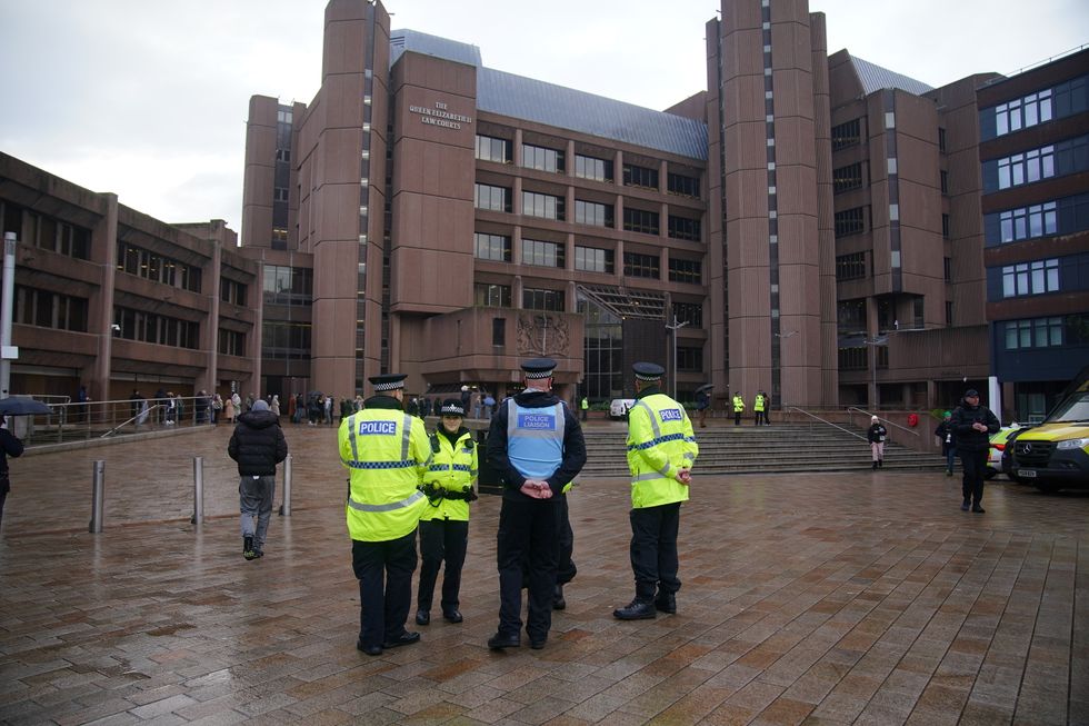 \u200bHeavy police presence outside Liverpool Crown Court ahead of Rudakubana's trial