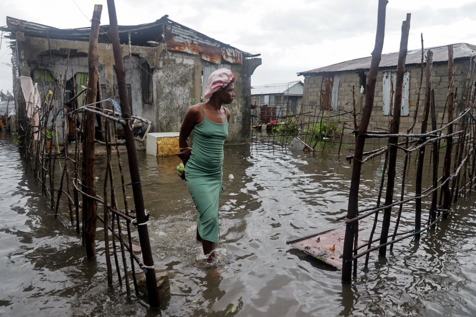 \u200bHeavy rains from the outer bands of Hurricane Melissa flooded parts of Les Cayes, Haiti