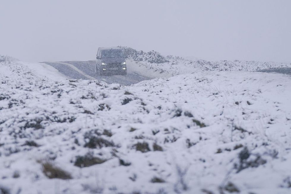 \u200bHeavy snowfall near Boosbeck