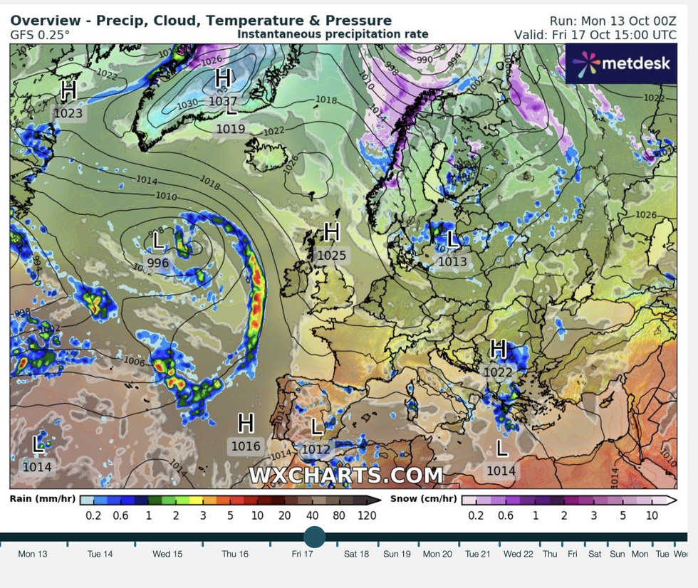 \u200bHigh pressure keeps the storms at bay