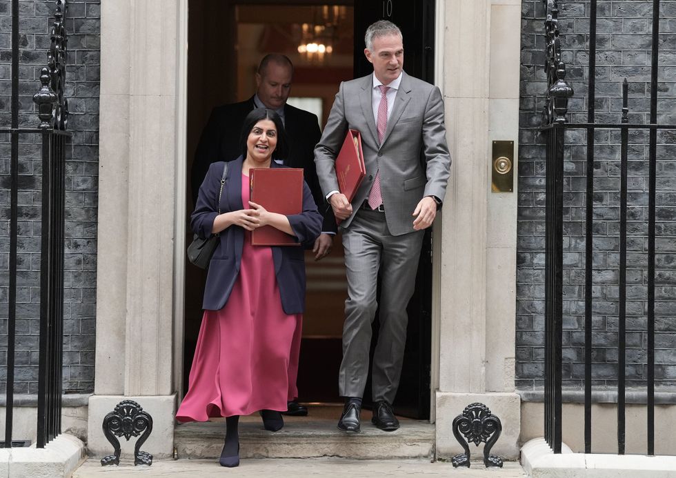 \u200bHome Secretary Shabana Mahmood with Business and Trade Secretary Peter Kyle