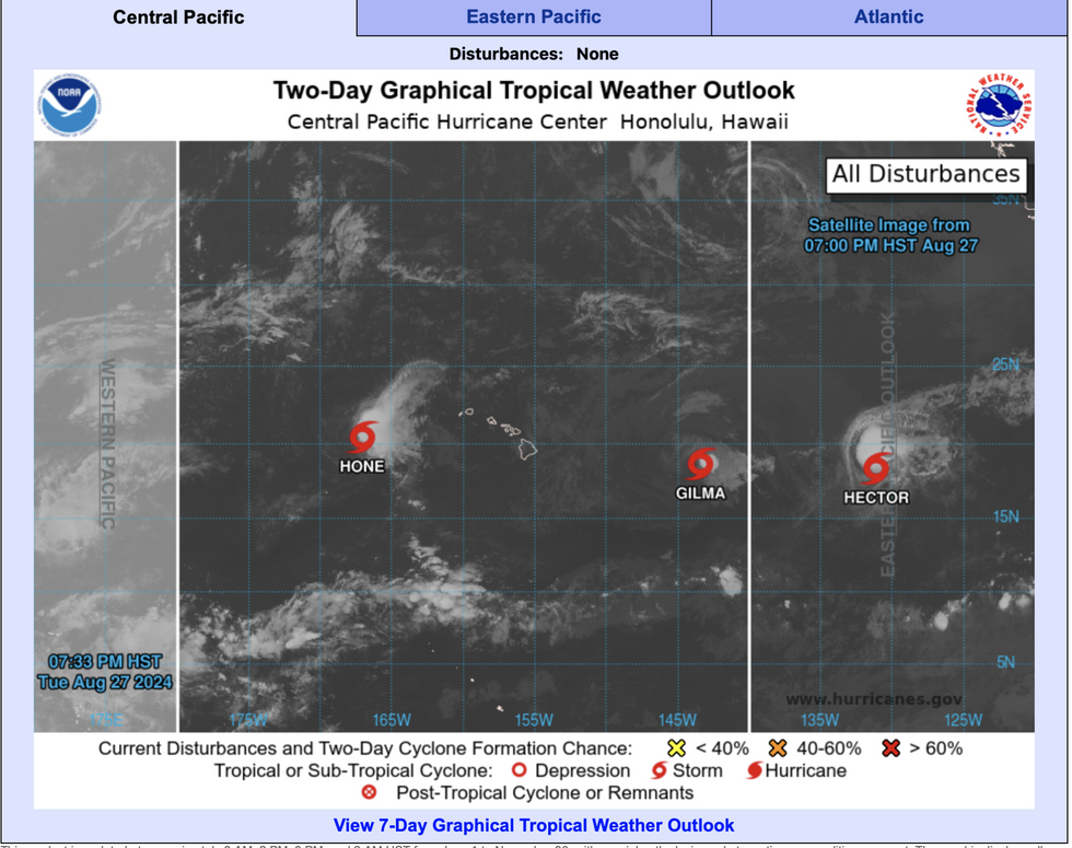\u200bHone, Gilma and Hector plough through the Pacific