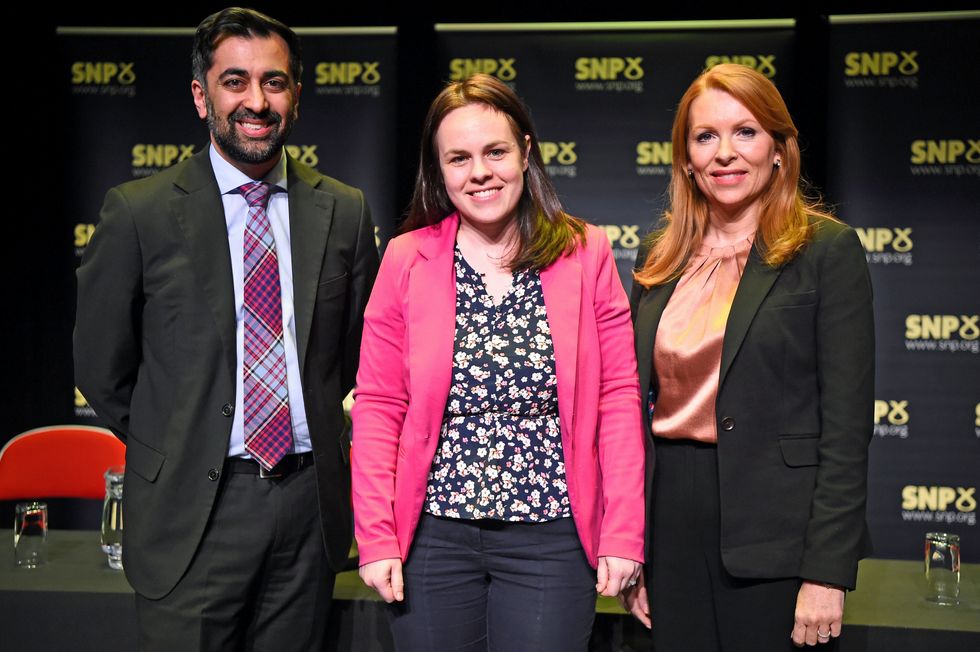 \u200bHumza Yousaf, Kate Forbes and Ash Regan.