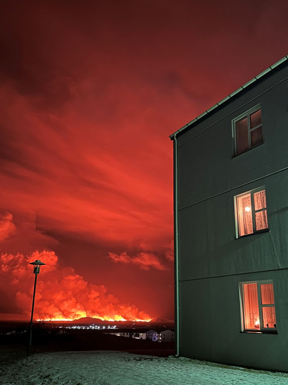 \u200bIceland volcano erupts