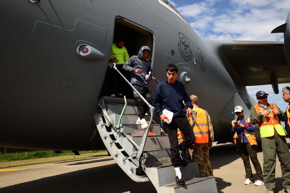 u200bIllegal migrants arriving in Honduras following their deportation
