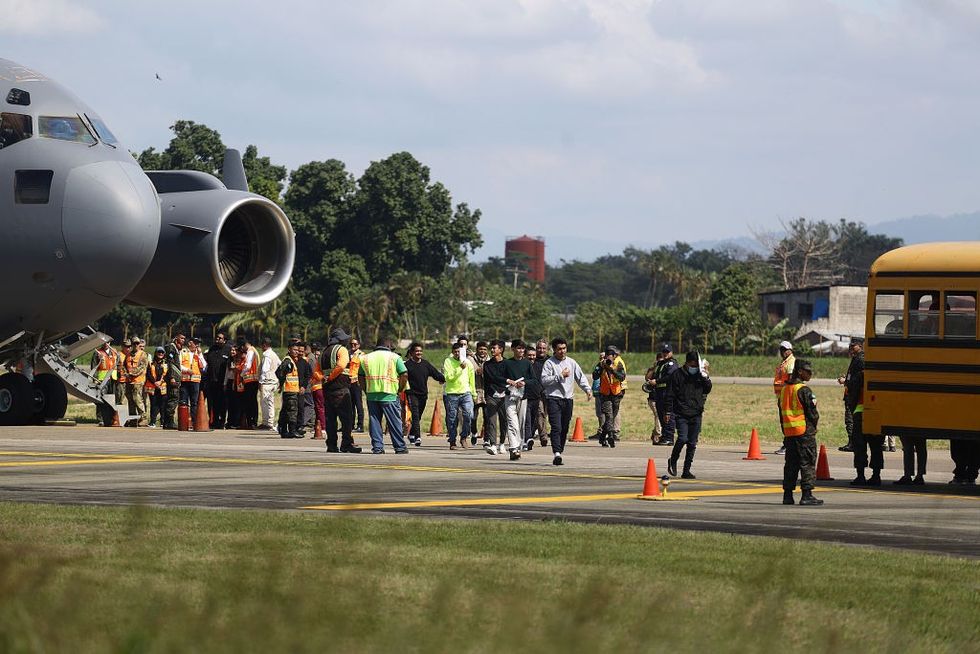 u200bIllegal migrants being deported from the US