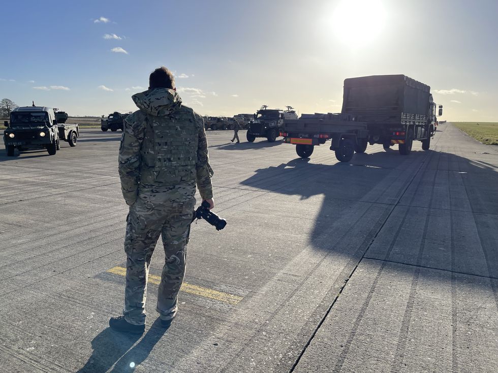 \u200bIn Rutland, the 501 soldiers were ordered to prepare to move as part of the alert exercise.