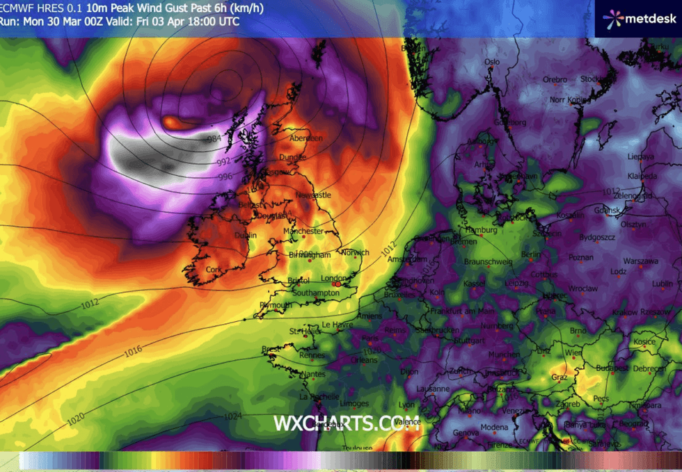 \u200bIn the crosshairs of an Easter Storm