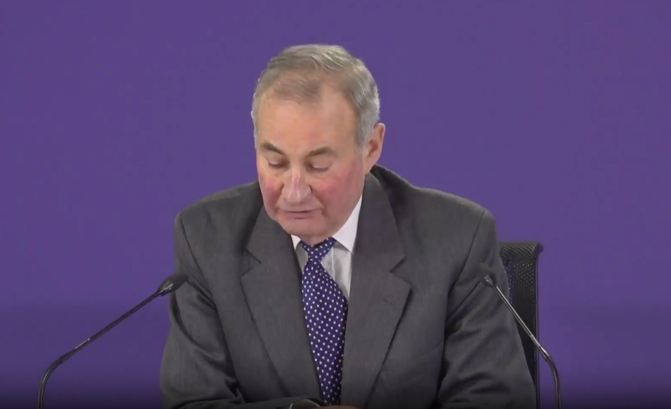 \u200bInquiry chair Lord Anthony Hughes