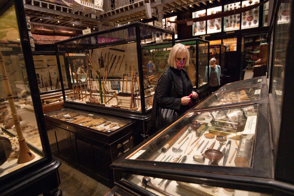 \u200bInside the Pitt Rivers museum (file pic)