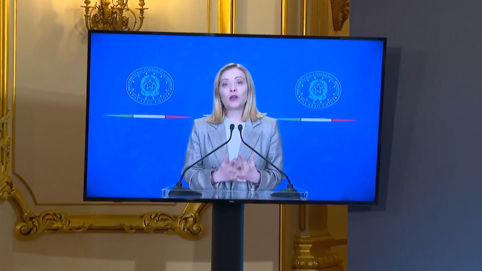 \u200bItalian Prime Minister Giorgia Meloni