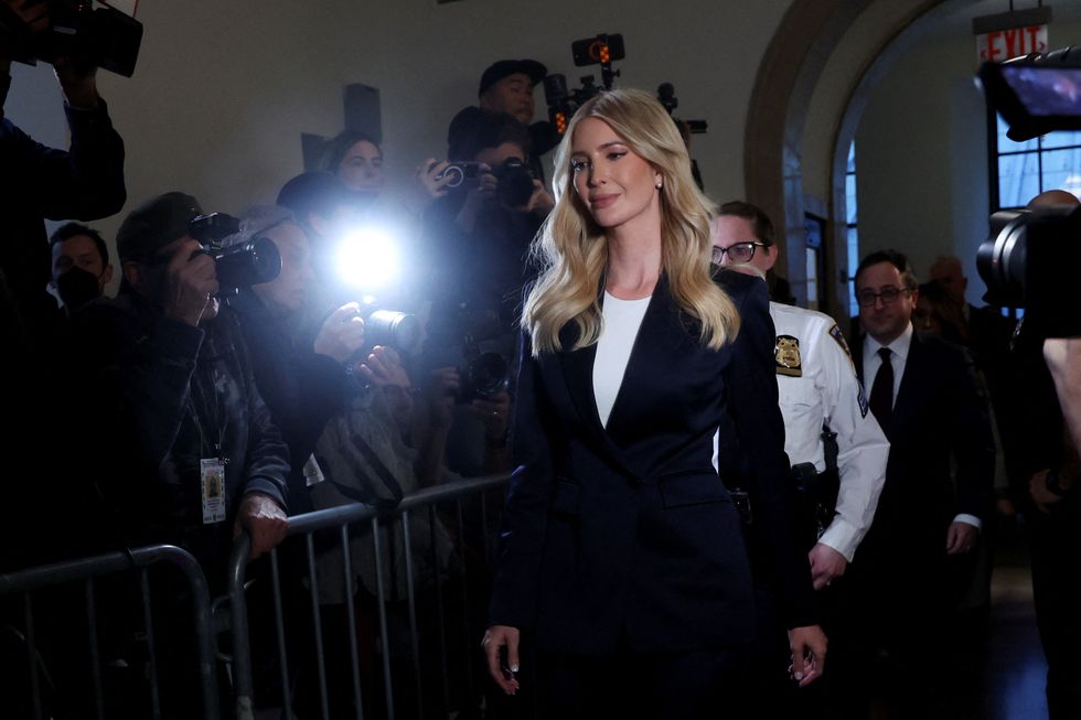 \u200bIvanka Trump enters courtroom