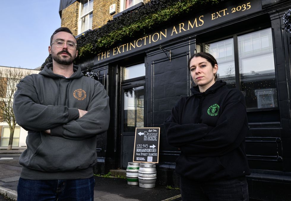 \u200bJake Greaves and Elisabeth Enriquez both work in The Pelton Arms