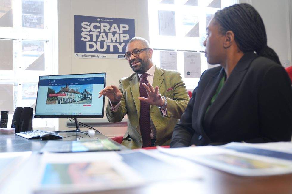 \u200bJames Cleverley and Kemi Badenoch