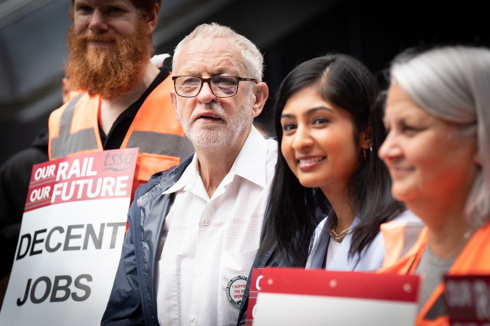 \u200bJeremy Corbyn and Zarah Sultana