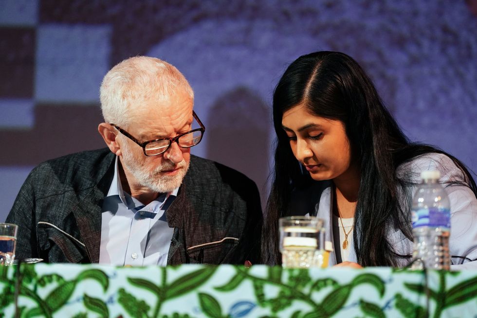 u200bJeremy Corbyn and Zarah Sultana