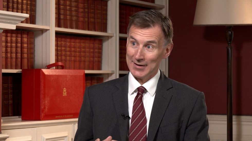 \u200bJeremy Hunt speaking with GB News