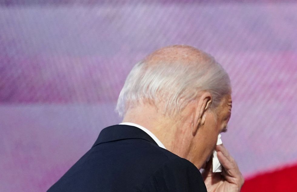 \u200bJoe Biden wiped away tears