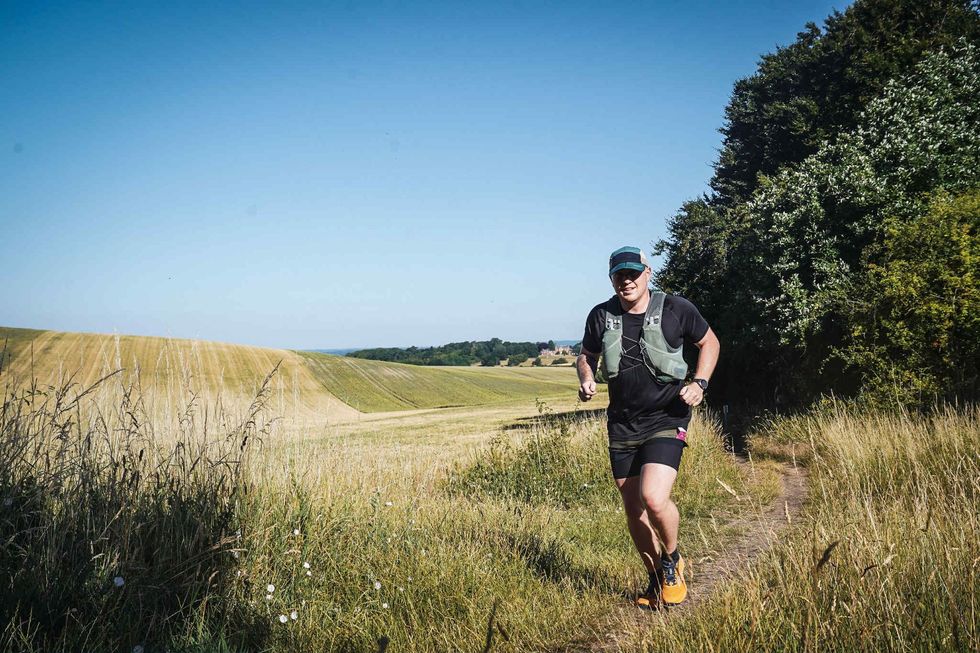 \u200bJoe on one of his practice runs