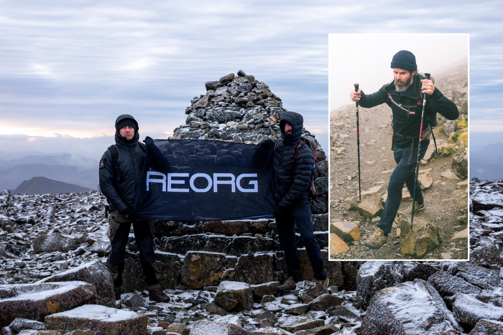 \u200bJonny spent two weeks summiting the mountain