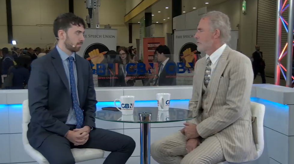 \u200bJordan Peterson speaks to GB News