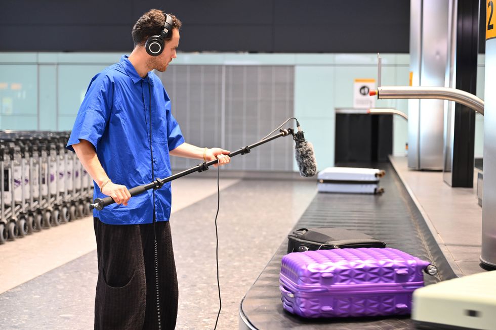 \u200bJordan Rakei at Heathrow