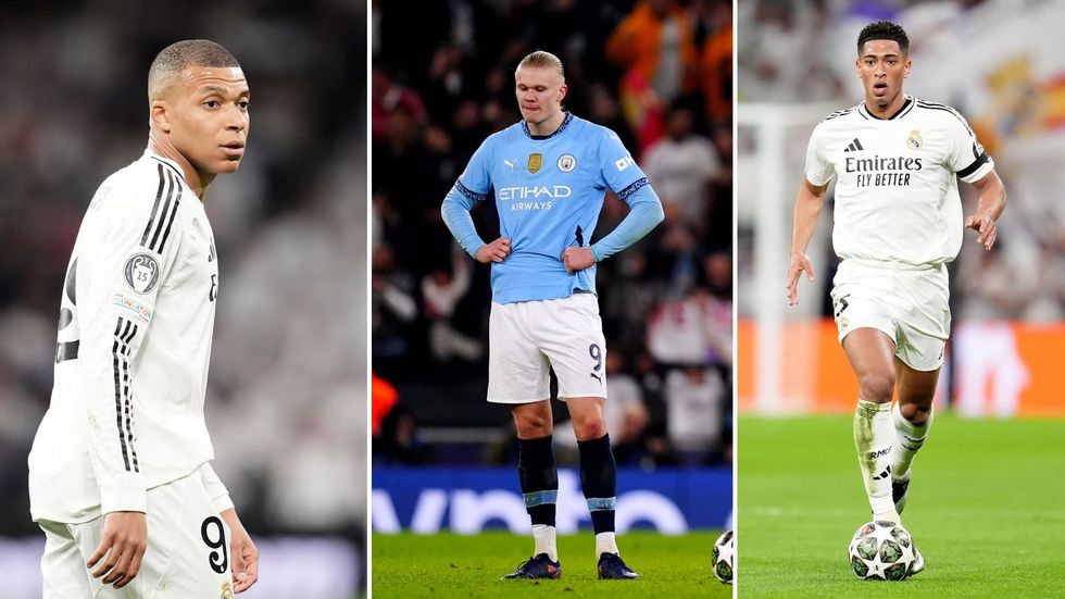 \u200bJude Bellingham, Erling Haaland and Kylian Mbappe