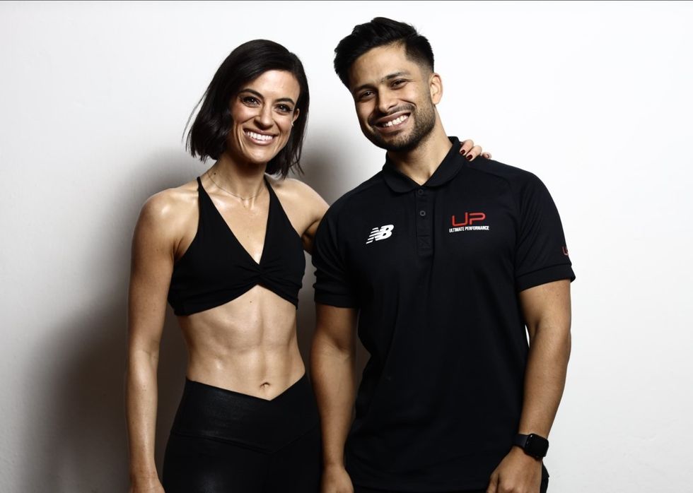 \u200bKatarina and her personal trainer Sergio