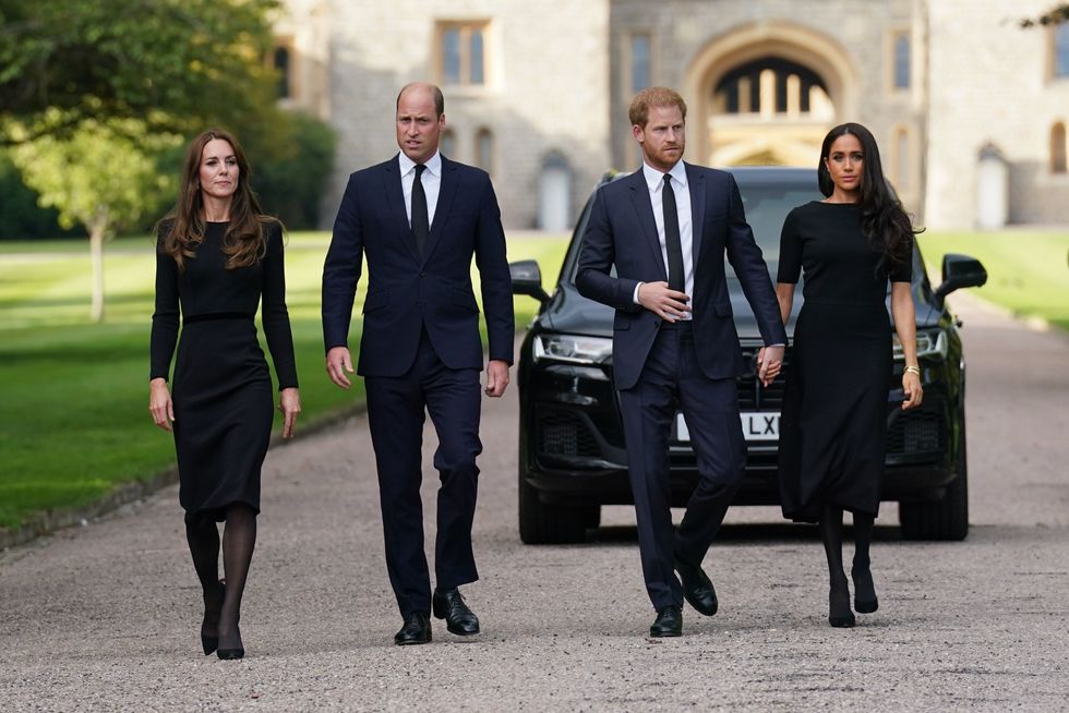 \u200bKate Middleton, Prince William, Prince Harry, Meghan Markle