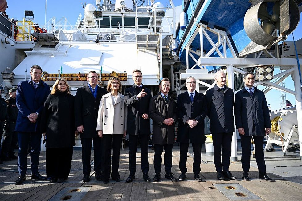 \u200bKeir Starmer alongside EUropean counterparts