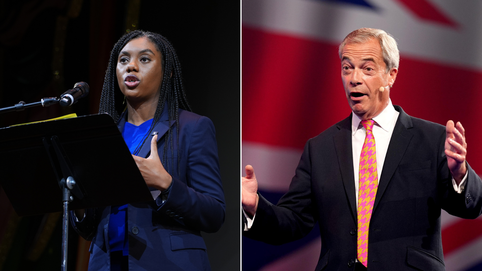\u200bKemi Badenoch and Nigel Farage are embroiled in a feud