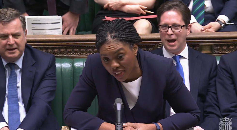 \u200bKemi Badenoch speaking during Prime Minister's Questions