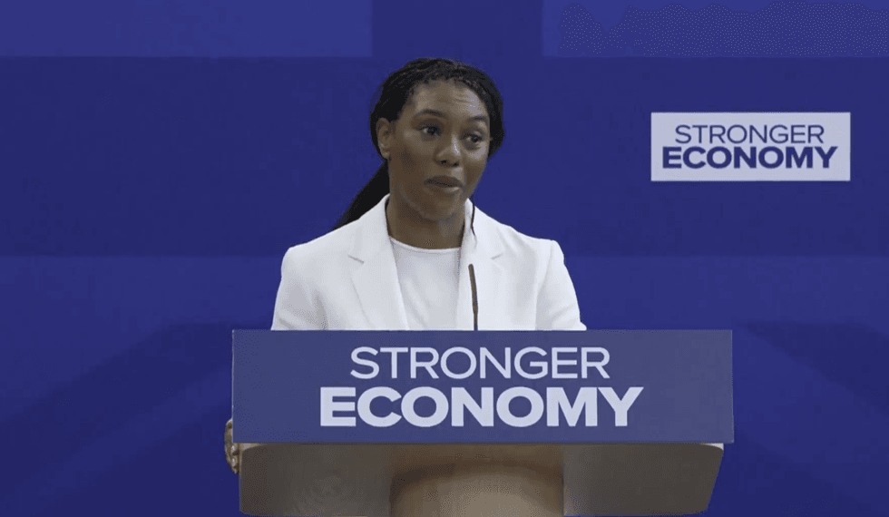 \u200bKemi Badenoch speaking in Westminster