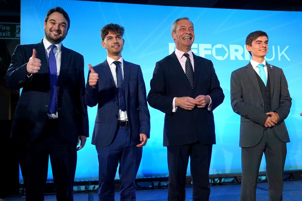 \u200bKieran Mishchuk; Harrison Allman-Varty; Nigel Farage