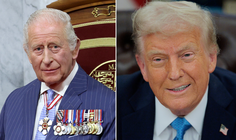 \u200bKing Charles and Donald Trump