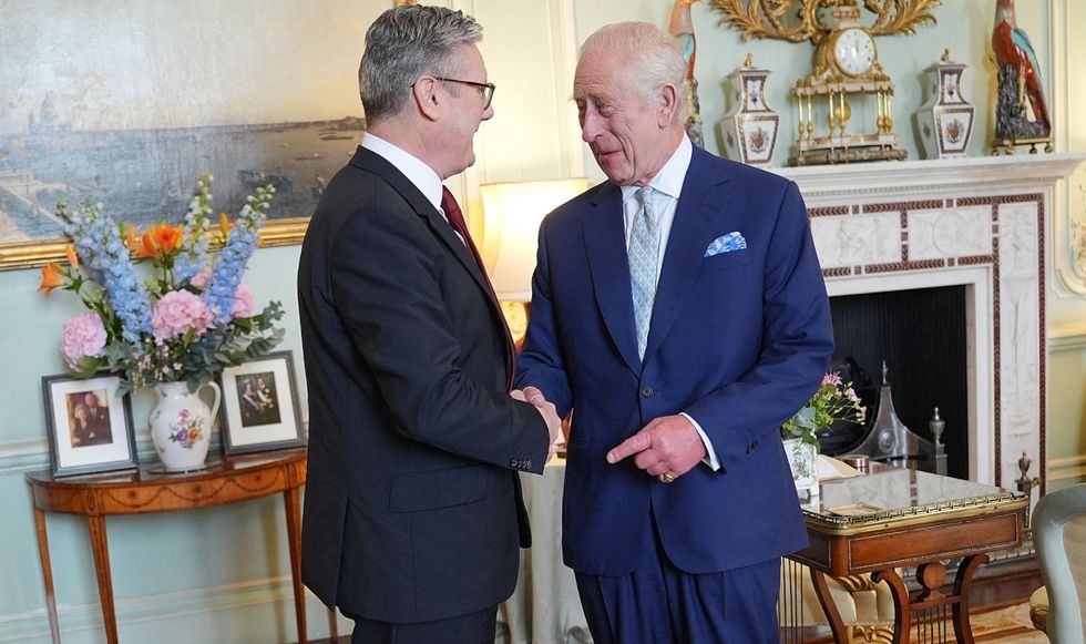 \u200bKing Charles and Keir Starmer
