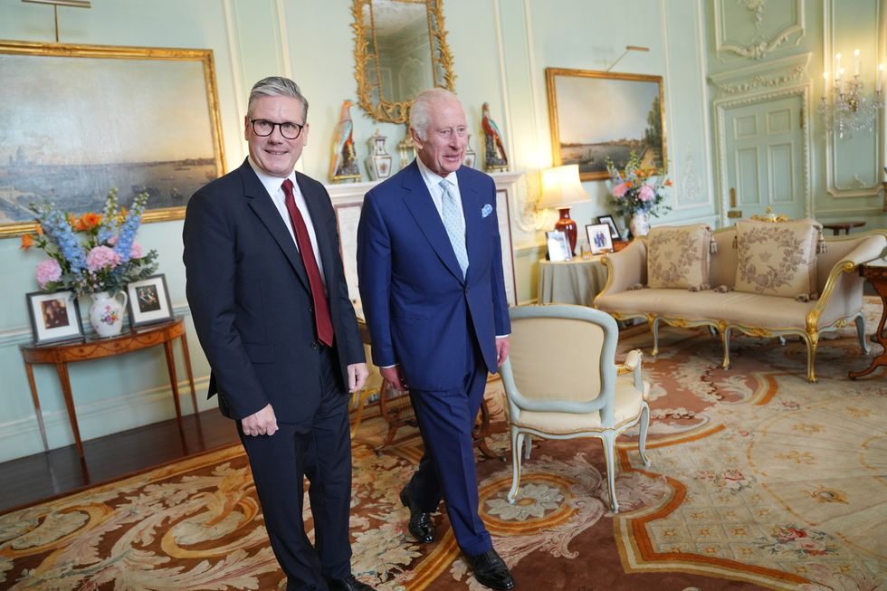 \u200bKing Charles and Keir Starmer