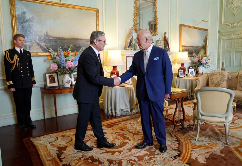 \u200bKing Charles and Sir Keir Starmer