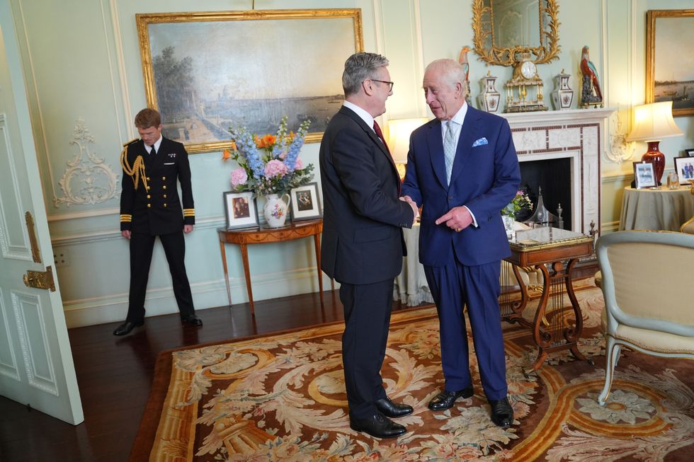 \u200bKing Charles and Sir Keir Starmer