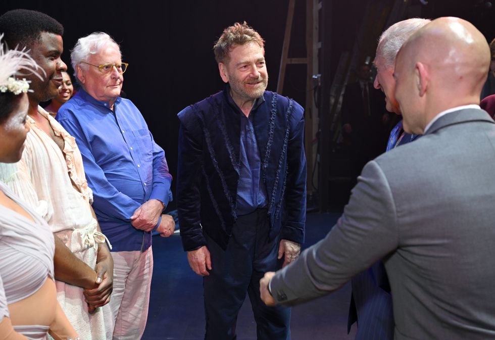 \u200bKing Charles III Sir Richard Eyre with Sir Kenneth Branagh