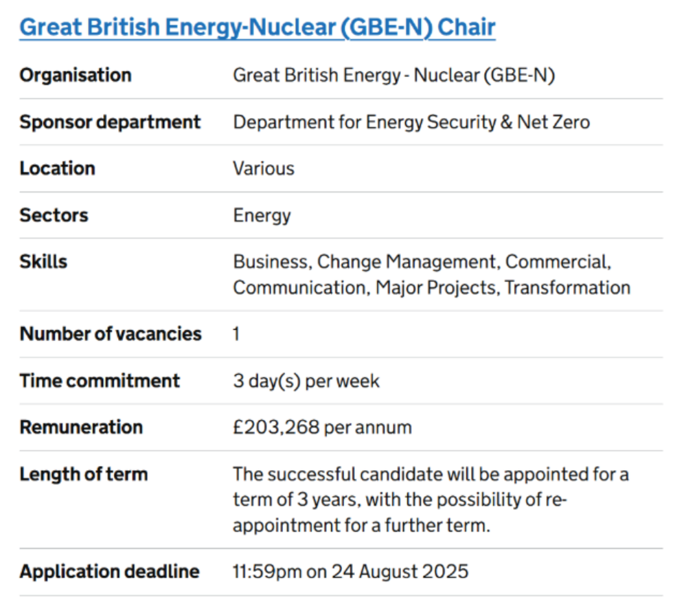 \u200bLabour job advert