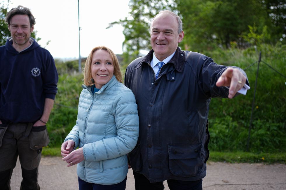 u200bLiberal Democrat leader Sir Ed Davey and Helen Morgan, MP for North Shropshire,
