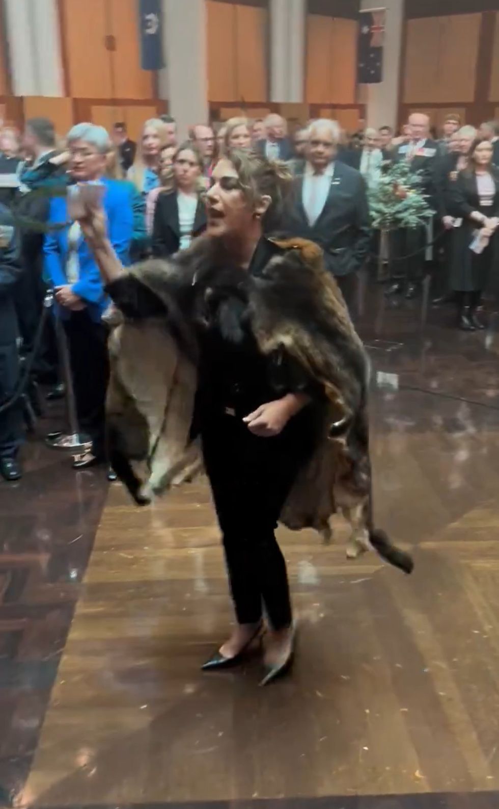 \u200bLidia Thorpe, interrupted at the end of The King\u2019s speech