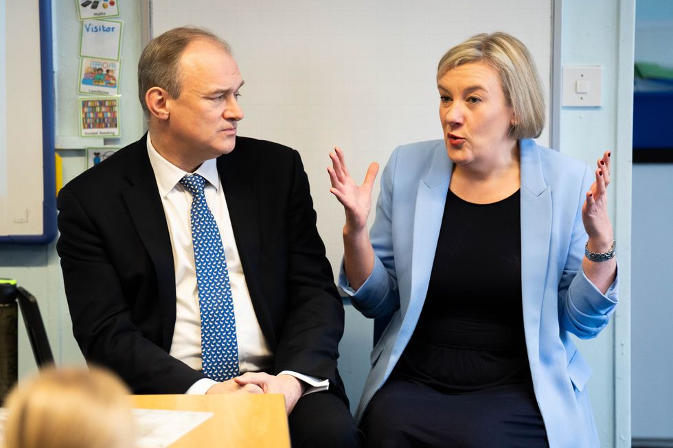 \u200bLisa Smart MP with party leader Sir Ed Davey
