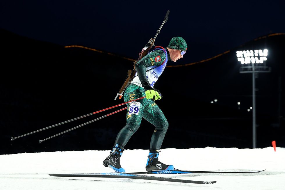 \u200bLithuanian biathlete Linas Banys