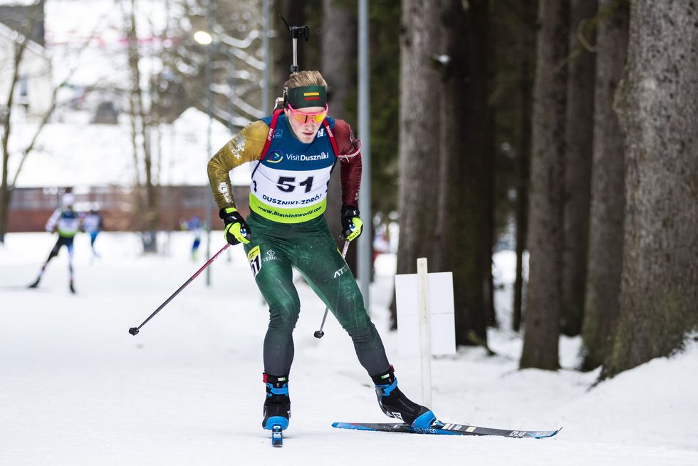 \u200bLithuanian biathlete Linas Banys